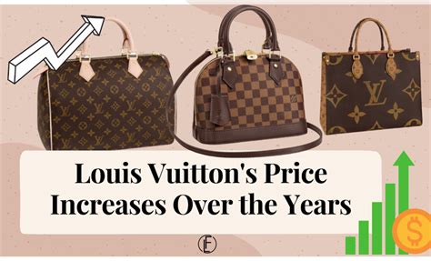 louis vuitton increase prices|louis vuitton leather bags price increase.